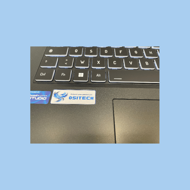 Planche A4 de 30 stickers personnalisés rectangles - Entreprises
